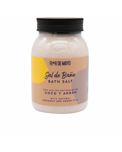 Flor de Mayo Sels de Bain Coco Argan 650g - Relaxant et Hydratant
