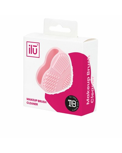 Nettoyeur pour pinceaux de maquillage Ilū Brush Cleaner Coeur Silicone (1 Unités)