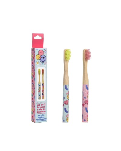 Toothbrush Take Care Smiley World - Set of 2 Pcs - Oral Hygiene
