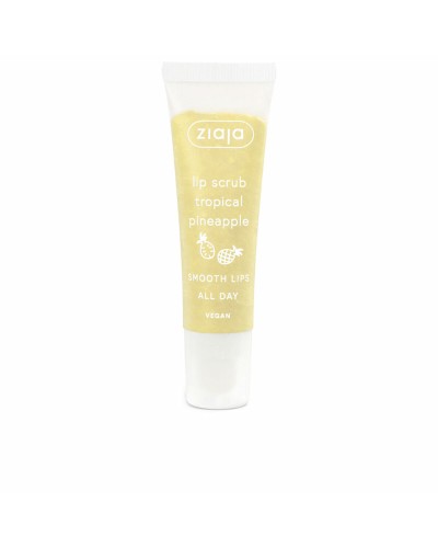 Ziaja Lip Scrub Tropical Pineapple - Gentle Exfoliating & Moisturizing 12ml
