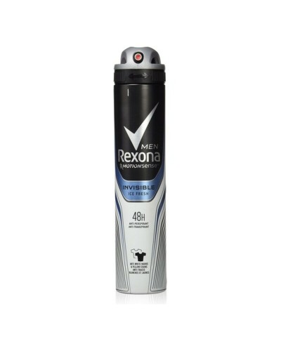 Rexona Invisible Ice Fresh Men - Desodorante en Spray para Hombre 200ml - Frescura de Larga Duración
