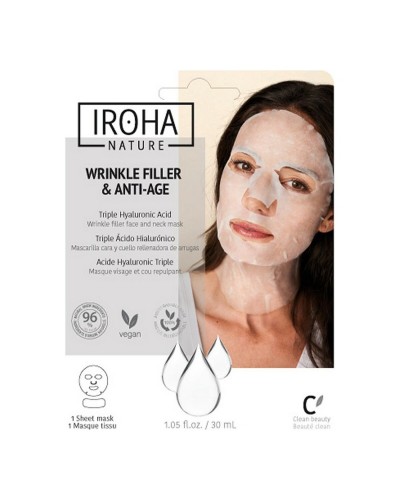 Iroha Mascarilla Facial Antiarrugas Antiedad - 30ml - Efecto Lifting
