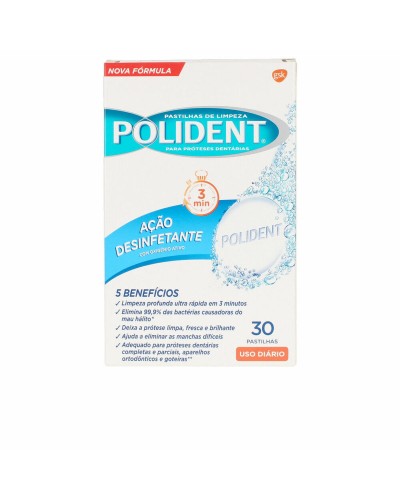Polident Gel Detergente Protesi Dentali - 30 Unidose Igienizzanti
