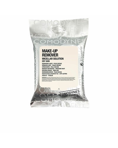 Comodynes Makeup Remover Facial & Eye Wipes - 3 in 1 - 30 Pieces

