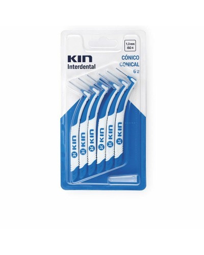 Kin Spazzolino Interdentale Conico 1.3mm - 6 Unità - Pulizia Profonda Denti
