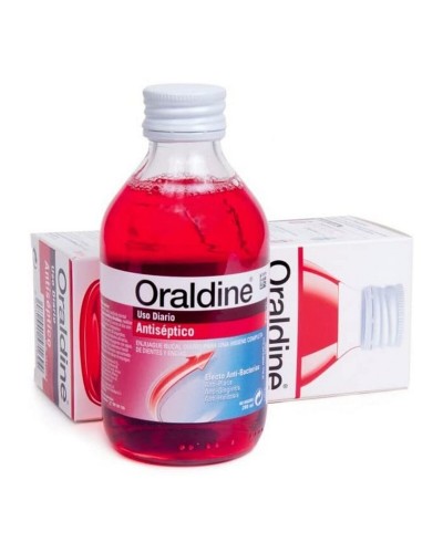 Enjuague Bucal Oraldine Antiséptico 200ml - Higiene Oral Diaria Antimicrobiana

