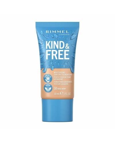 Foundationkräm Rimmel London Kind & Free 10-rose ivory (30 ml)