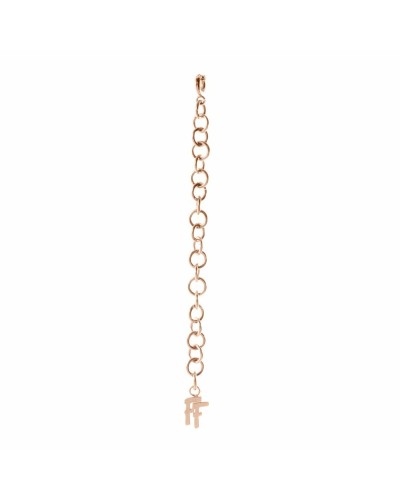 Women's Necklace Folli Follie Rose Gold Plated 9cm - Elegant Pendant

