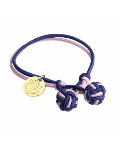 Paul Hewitt Bracciale Donna, Acciaio Dorato, Navy Pearl, 17-18cm
