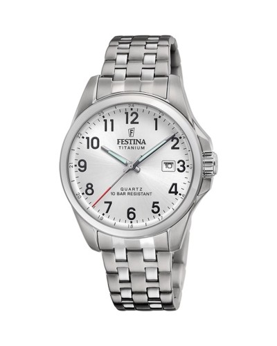 Festina F20696/1 : Montre Homme Chronographe Acier Inoxydable - Élégante & Sportive
