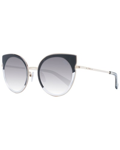 Sting SST324: Gafas de Sol para Mujer, Montura Carey, Lentes Degradadas
