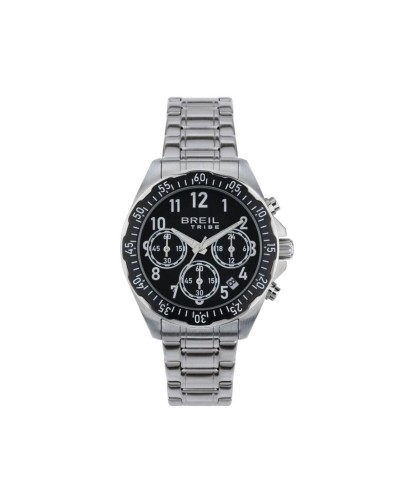 Breil Tribe Reloj de Hombre Negro Plateado Ø37mm - Casual Elegante

