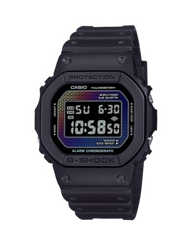 Casio G-Shock Rainbow Brick Wall Montre Homme Noire - Résistance & Style
