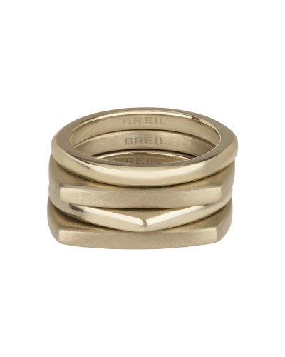 Breil Bague Femme TJ3025 Acier Inoxydable Taille 17 - Design Élégant
