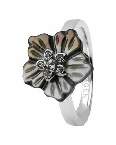 Skagen Bague Femme JRSB023SS Acier Inoxydable Argent - Design Minimaliste
