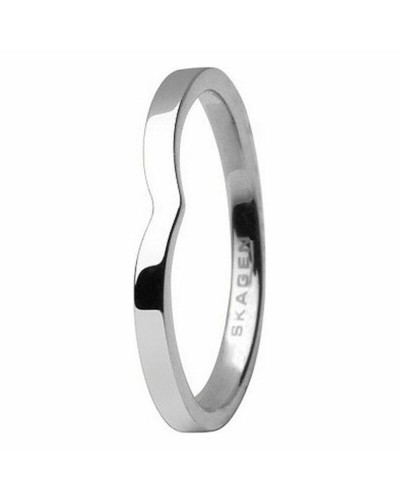 Skagen Women's Ring JRSS028SS Stainless Steel Silver - Minimal Design
