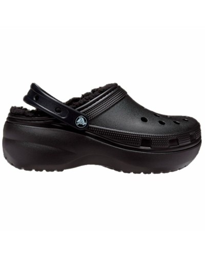 Träskor Crocs Classic Platform Lined Clog Svart