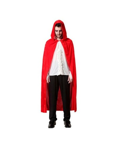 Manteau Rouge Femme - Long avec Capuche - Costume Halloween Cosplay
