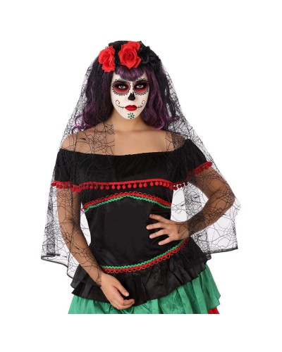 Otsapanta Halloween Punainen/Musta