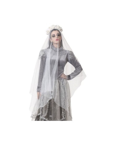 Diadema Sposa Cadavere Multicolore - Accessorio Halloween Originale
