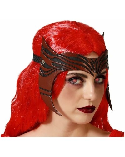 Halloween Mask Red Warrior - Costume Party Disguise
