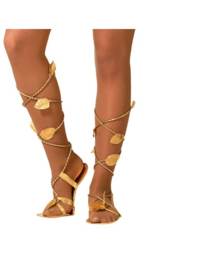 Goldene Damen Sandalen Elegant - Verstellbarer Riemen - Sommer Freizeit
