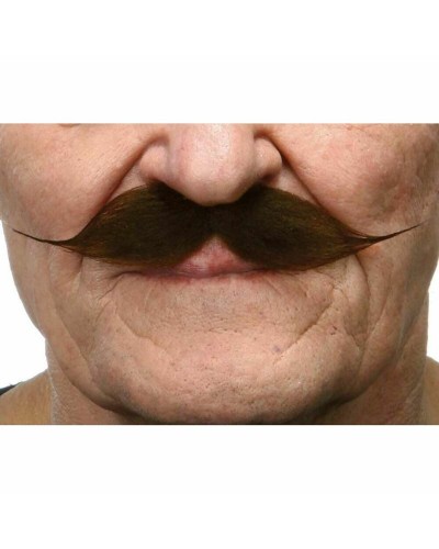 Falsche Schnurrbärte My Other Me Braun - Kostüm Accessoire Verkleidung
