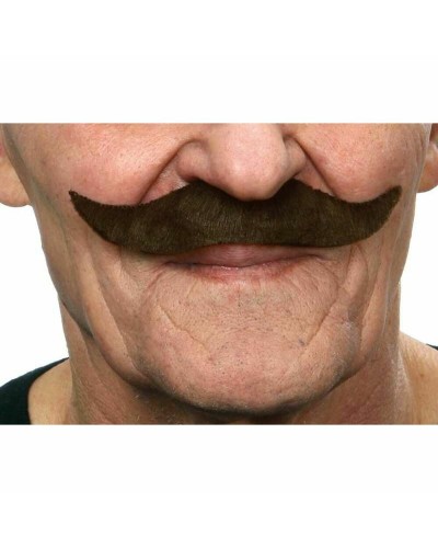 Bigotes Falsos Marrones My Other Me - Ideales para Disfraces y Fiestas
