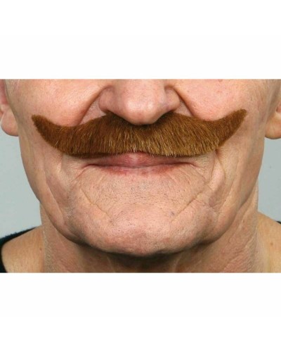 Moustache Postiche Marron My Other Me - Accessoire Déguisement Costume
