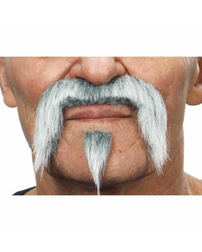 My Other Me: White Fake Mustache - Costume Accessory
