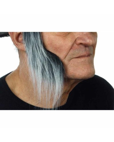 My Other Me Patillas Postizas Grises - Accesorio Disfraz Realista
