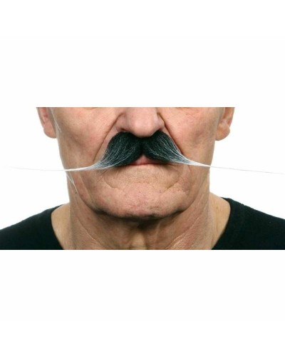 Bigotes Postizos My Other Me Gris - Autoadhesivos para Disfraces
