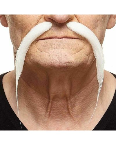 Moustache Postiche Blanche My Other Me - Accessoire Costume/Déguisement
