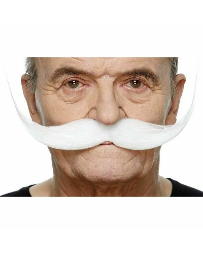 My Other Me - Baffi Finti Bianchi - Accessorio Costume Travestimento
