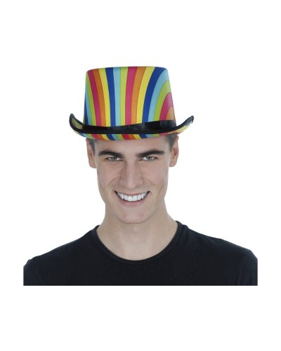 Cilindro My Other Me Rainbow Multicolore Taglia S - Accessorio Festa Divertente
