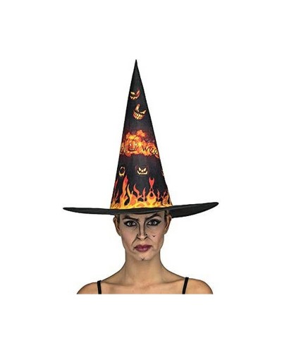 Chapeau Sorcière Fuego My Other Me - Costume Halloween Femme/Enfant

