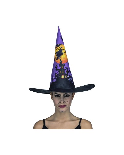 Mon Autre Moi Chapeau Sorcière - Accessoire Costume Halloween pour Adultes
