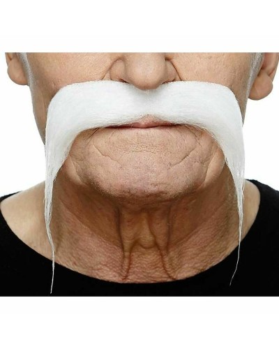 Moustache Postiche My Other Me Blanche - Costume, Déguisement, Accessoire de Fête
