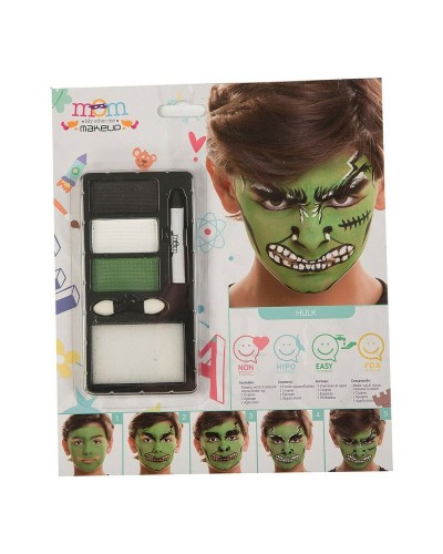 My Other Me Hulk Green Makeup Set - 24x20cm - Party Cosmetics Kit
