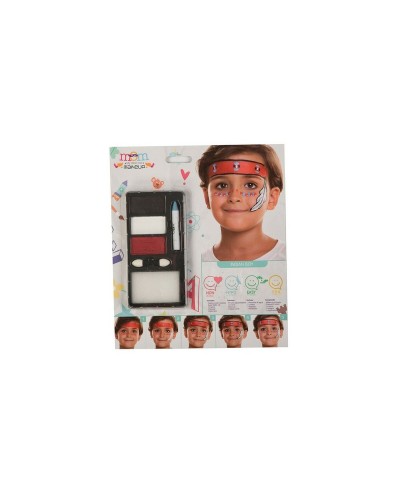 Mi Otro Yo: Pintura Facial Indio Americano - Kit Maquillaje Carnaval
