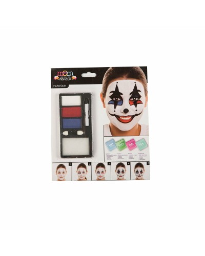 My Other Me - Set de Maquillaje Arlequín Profesional (24x20cm) - Maquillaje Halloween & Carnaval
