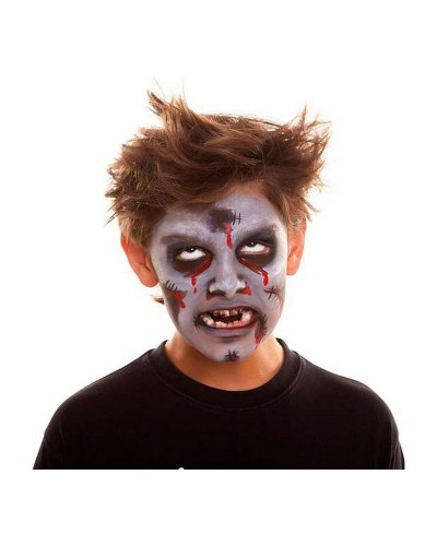 My Other Me Kit Maquillaje Zombie Halloween Niños - Set de Trucos Fiesta 24x20 cm
