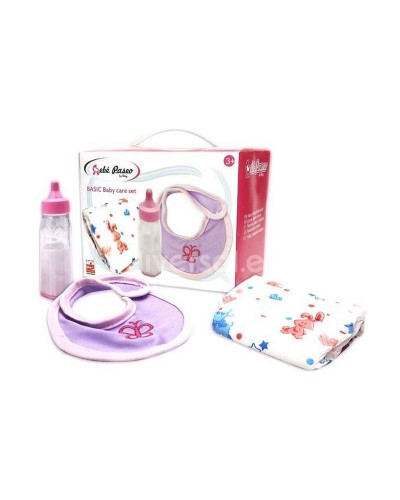 Reig Accesorios Muñecas: Peto, Biberón, Pañal - Juego Niños
