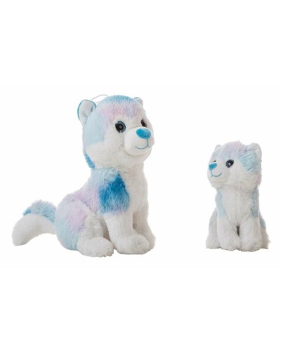 Peluche Husky Azul 20cm - Suave Peluche de Perro para Niños
