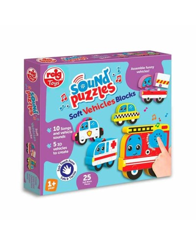 Puzzle Riesige Fahrzeuge - Spielerisch Lernen - +3 Jahre
