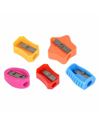 Safta Taille-crayon École - 1 Trou, Design Assorti - 10x12x10 cm
