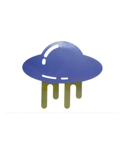 Seinäkoriste DKD Home Decor Vihreä Harmaa Metalli 35 x 2 x 30 cm