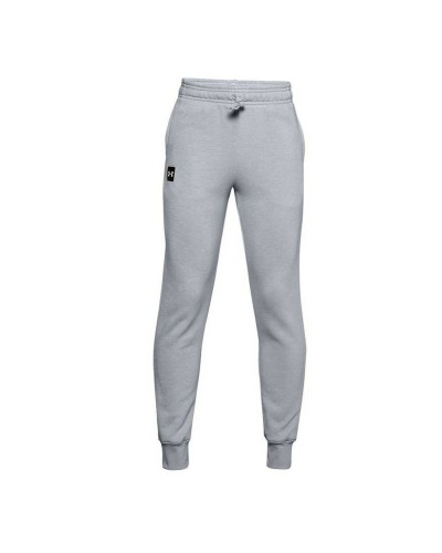 Lasten verkkahousut Under Armour Rival Fleece Harmaa