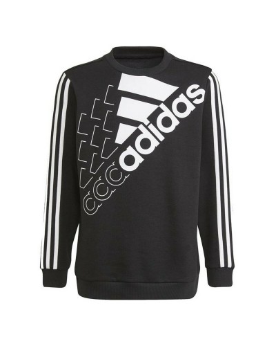 Adidas Sudadera Niño Essentials Logo Negra - Deportes y Aire Libre
