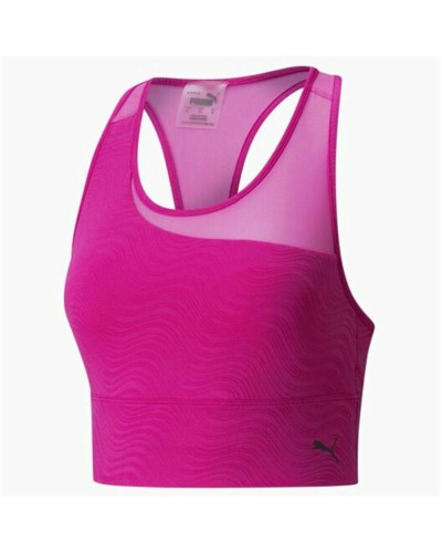 Sportbeha Puma Mid Impact Flawless Fuchsia